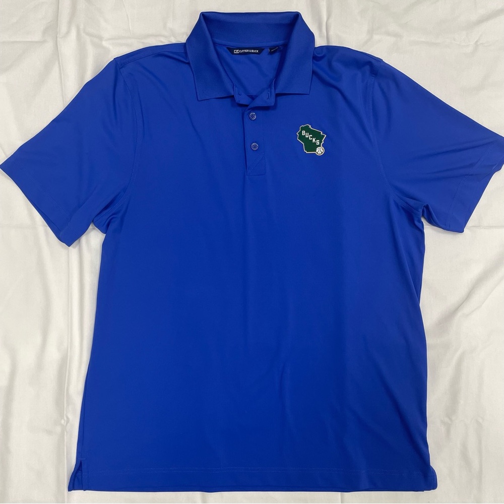 Milwaukee Bucks Men’s Large Cutter & Buck Polo
